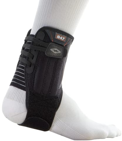 Shock Doctor Ankle Stabilizer with Flexible Support Stays (Black, Small)