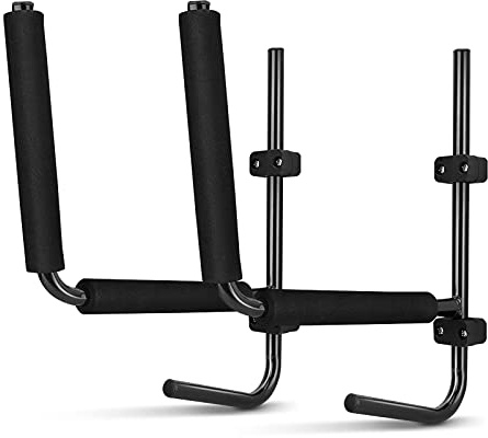 Estante para Kayak Portador de Canoa Soporte de Pared de Almacenamiento de Paletas con Accesorios