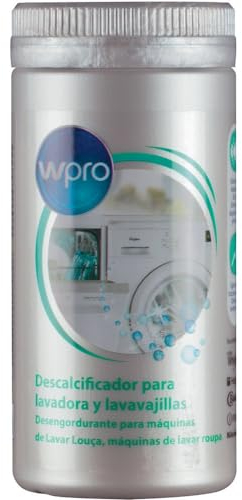Descalcificador para Lavavajillas y Lavadora Universal WPRO para Todo Tipo de Marcas - Referencias 484000008510, C00470701 - Elimina la Cal - Descalcificador de Lavavajillas en Polvo - 250 g