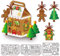 GLOBLELAND Fustelle 3D a Forma di Scatola di Natale per Biglietti, Etichette per Albero, Cornici in Metallo, Omino di Pan di Zenzero