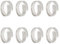 8Pcs Elegant Leaf Napkin Rings Holder Add Beauty Alloy Napkin Rings Holder Wedding Banquet Metallic Leaf for Table Decorations