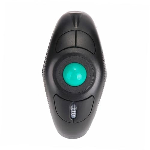 LOORGVEL Souris à Boule de Commande sans Fil 2.4 Ghz, Souris Portable USB Plug-and-Play pour Ordinateur Portable, Adaptée aux Droitiers et Gauchers, Usage Bureautique et Télétravail