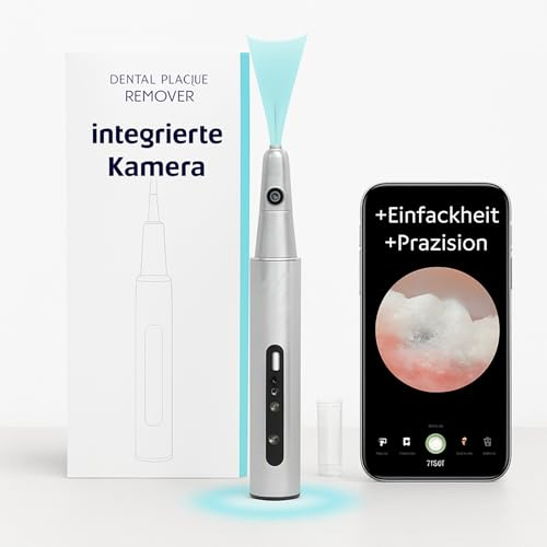 kit limpieza Dental blanqueamiento con camara integrada 4Velocidades ultrasonido Recargable por USB Elimina Sarro y Placa Blanqueador Pulido Aliento Fresco Cuidado Dental Profesional