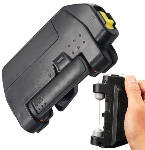 Quick Line Knotter - Macchina per lanciare facilmente alimentata a batteria, dispositivo di legatura automatica da 87 g, assemblaggio elettrico per ami elettrici, per attrezzatura da pesca