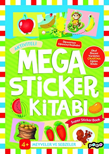 Mega Sticker - Meyveler ve Sebzeler