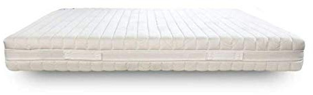 Materasso Matrimoniale Ortopedico 100% Lattice Tessuto Termo-Regolatore Outlast sfoderabile 4 lati h 22 cm 7 zone Differenziate Ergonomico e Anallergico|Relax Latex 160x195
