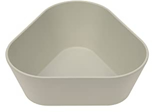 LÄSSIG Ciotola per bambini senza melamina, senza BPA, realizzata in biocomposito/Bowl Geo, warm grey