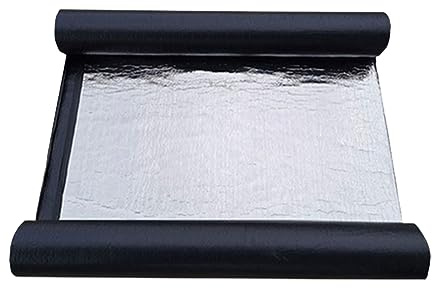 Auto-adhésif Bitume Bande,Ruban de Réparation étanche Reparation,Rouleau étanchéité de Toiture,Ruban de Rouleau étanchéité,pour Fuite,Fissure de Surface,largeur X Longueur (0.2x2m)