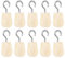 10 Piezas Mini Polea de Plástico, Ligera Polea de Nailon Polea de Cuerda de Alambre Polea de Nailon para Tendedero para Bricolaje Hogar Escuela Grúas Proyecto de Marco de Polea