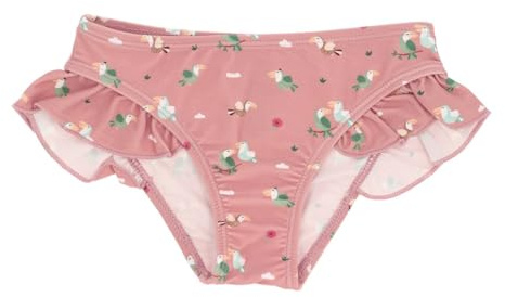 Monnëka Bas de Bikini pour Enfant Fille | Maillot de Bain en Néoprène Thermique à Protection Solaire Anti-UV UPF 50+ | Culotte de Bain Idéal pour Plage et Piscine | Toucan 4 à 5 Ans