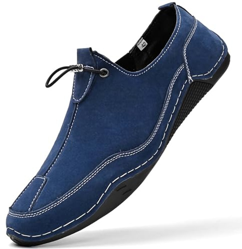 Zapatillas para Correr Hombre Caminar Bambas Casuales de Gran tamaño Deportivas Casual Malla Transpirables sin Cordones Calzado Tenis Fitness Jogging