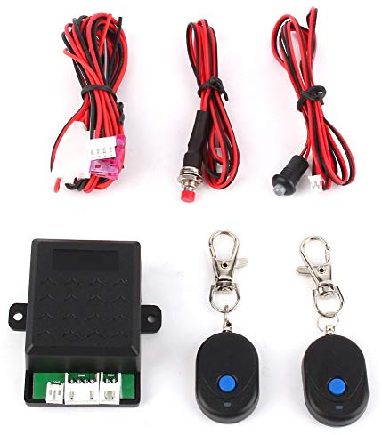 Keenso Car Alarm System, 1 Set Universal Auto Car Immobilizer Lock System Anti Theft Protection