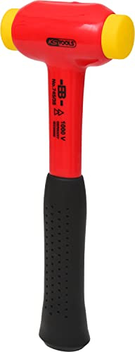 KS Tools 117.1127 Skonhammare med skyddsisolering, huvud Ø 35 mm