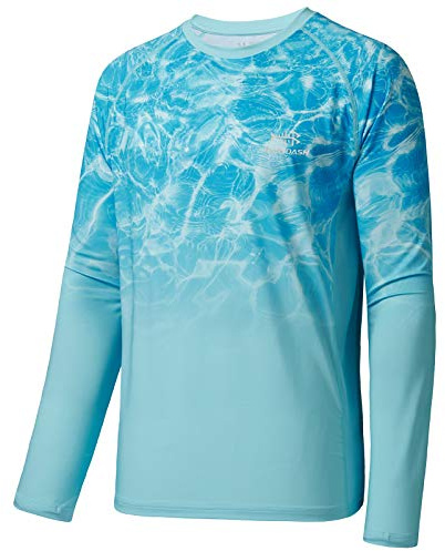 BASSDASH FS14M Men's Camo Gradient Performance Long Sleeve Fishing Shirt UPF50+