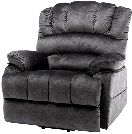 Merax Power Massage Lift Recliner Chair with Heat & Vibration for Elderly, Heavy Duty and Safety Motion Reclining Mechanism 2 Side Pockets&USB Charge Port