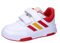 adidas Tensaur Hook and Loop Shoes Laufschuhe, Footwear White/COLRED/COGOLD, 25 EU