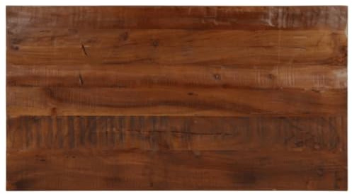 vidaXL Tischplatte, Holzplatte Rechteckig, Massivholzplatte für Tisch Esstisch Couchtisch, Ersatztischplatte, 100x50x2,5cm Altholz Massiv