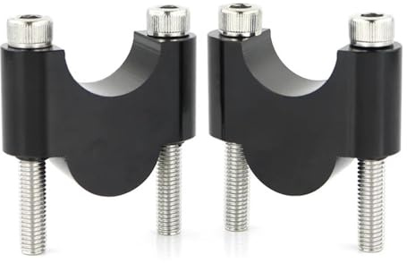 Torretas Manillar para Triumph para Scrambler para EFI 2006-2019 Motocicleta CNC Billet Manillar Barra Gruesa Montaje Elevadores 22,2mm 7/8 Elevador Manillar Moto