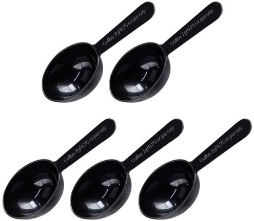 5 Uds Cucharas Medidoras De Plástico, Cucharas Para Hornear, Cucharas Medidoras De Café En Polvo, Cucharas Para Mezclar, Minicucharas Medidoras, Utensilios De Cocina