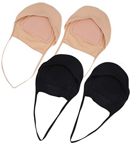 FRCOLOR 2pairs Invisible Garter Foot Pads of Half Socks for Women High Heel Socks for Heels for Wearing Flats Shoes Liners