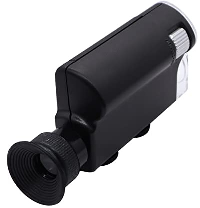 Accesorios para microscopios 6 0x-100x 200x-240x Microscopio de Bolsillo Ajustable, Mini Lente Durabilidad y Rendimiento Fiable (200X-240X)