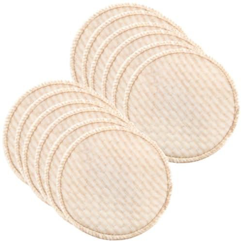 MOTHNUR 12 pièces Coussinets Allaitement Lavables Coussins Maternité Absorbants et Réutilisables pour Mamans Allaitantes Pads Allaitement Confortables et Discrets pour Prévention