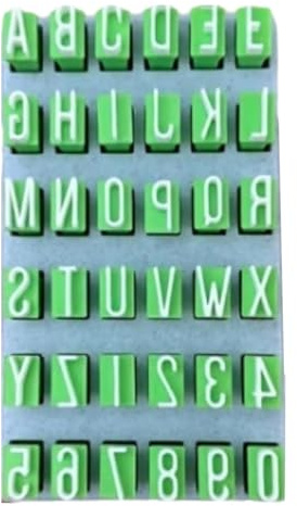 Tampons en forme de lettres de l'alphabet anglais pour loisirs créatifs, savon, bougie, résine et poterie, moules en minuscules faciles à utiliser pour noms et abréviations