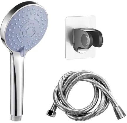 Generico Pacchetto Accessori for Doccia a Mano pressurizzata for Bagno, ugello, Grande Uscita d'Acqua, 5 Modelli, Adattamento Universale(Set 2)