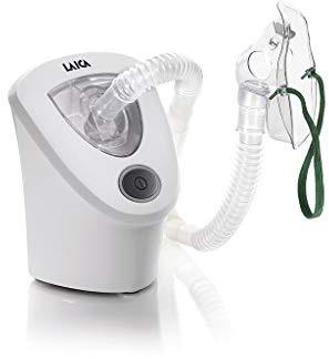 Laica Aerosol ultrasónico portátil MD6026 para adultos y niños, silencioso, blanco