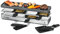 ROMMELSBACHER RC 800 Raclette-Grill fun for 4 (Tischgrill, für 4 Personen, erweiterbar, Parkdeck, Alu-Druckguss-Grillplatte mit Xylan Plus Antihaftbeschichtung, 730 W) silber