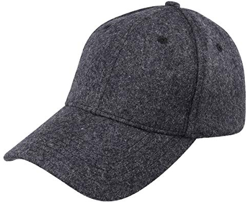 Gisdanchz Winter Baseball Cap Herren Warm Wolle Basecap Damen Männer Mütze Kappen Mütze Herren Winter Warme Wintermütze Baseballcap Kappe Cap Schirmmütze Damen Dunkelgrau