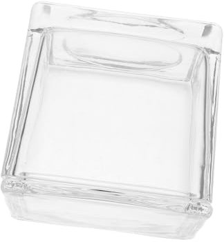 ROMISBABA Bocal De Verre Transparent Pour Microscope Support Vertical Et Horizontal Accessoire Pratique Pour Projets Scientifiques Et Préparation De Coupes De Microscope