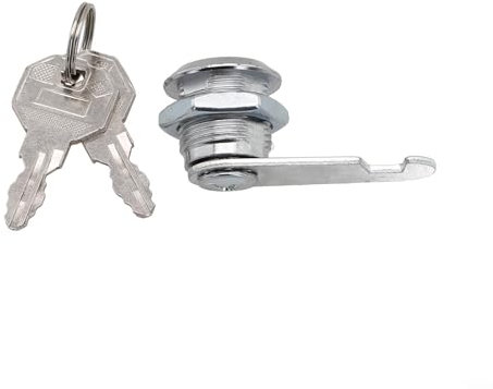 Sturdy Cam Lock System for Mailboxes and Tool Cabinets Comes with Two Functional Keys (16mm)
