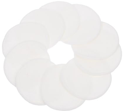 BRIGHTFUFU 10 Piezas Paquetes de Almohadillas de Algodón Reutilizables de Suaves y Absorbentes para Desmaquillar y Limpiar el Rostro Aptas para Tipo de Piel Portátiles y Lavables