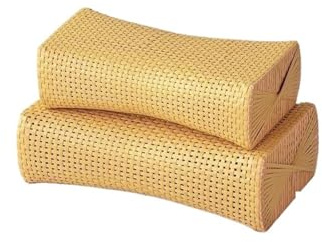 EnxJire Reposacabezas para Sauna 1 reposacabezas de Sauna refrescante Hecho a Mano bambú, Almohada Soporte for el Cuello con diseño Hueco(Color 3)