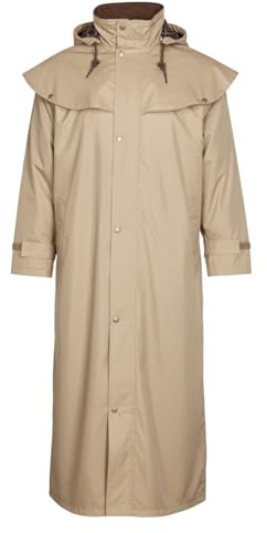 Black Roo Stockman Coat, BEIgE, L
