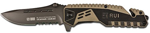 Taschenmesser RUI Tactical Folding Knife schwarz-oliv