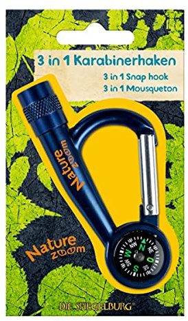 Coppenrath 12093 - Die Spiegelburg - Nature Zoom - 3 in 1 Karabinerhaken