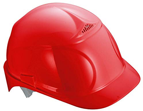 Uvex Airwing B Belüfteter Bauhelm - Langer Schirm - Rot