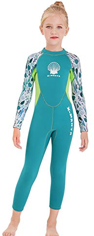Gogokids Neoprenanzug Kinder Lang, 2,5mm Neopren UV-Badeanzug Rückenreißverschluss, Thermo Neoprenanzüge für Mädchen Jungen zum Schwimmen, Surfen, Tauchen