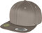 Flexfit Unisex-Adult 6089OC-Organic Cotton Snapback Baseball Cap, Pale Grey, one Size