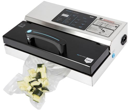 ELMA Máquina Envasadora al Vacío Profesional Digit 30 Neo II | Máquina Envasar al Vacío Automática, Uso Intensivo, Función Manos Libres, Doble Bomba de Vacío | 39 x 27,5 x 15 cm, 6.7 Kg, 475W
