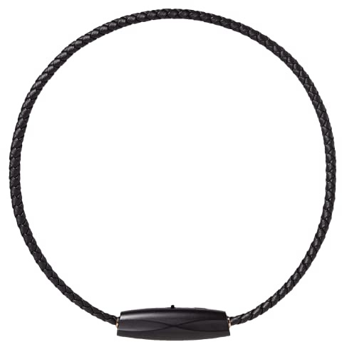 Airvida M1 Ionischer tragbarer Luftreiniger (Schwarz-21,5 Zoll) - bis zu 99% Schadstoffentfernungsrate, stilvoll und leicht mit 3 Modi, Titan-Halskette & Clip, leiser Betrieb, 20 g