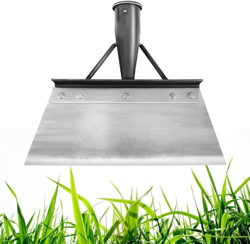 CTDMJ Pala de jardín multifuncional, pala de nieve, pala de limpieza de acero inoxidable, herramienta de jardín, herramientas de jardín para granja, malas hierbas, musgo, malas hierbas, plantas,