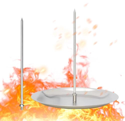 Pincho vertical para barbacoa, soporte para escupir, pinchos de barbacoa brasileños, de acero inoxidable desmontable Al Pastor, soporte vertical brasileño para escupir tacos, shawarma, kebabs