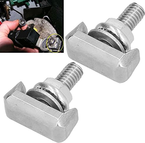 Tissting Terminal T de Batería de Automóvil, Pernos en T de Acero Inoxidable 304, Fácil Instalación y Reemplazo, Kit de Repuesto para Terminales de Batería for Vehículos