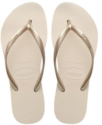 Havaianas HAV.Slim Flatform Unisex-Erwachsene Sandalen, Beige, 37/38 EU