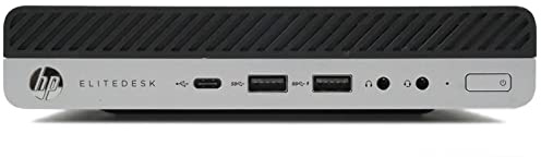 HP Mini PC Computer Desktop EliteDesk 800 G4, Processore Core i7-8700T, Memoria Ram 16GB, Disco SSD 512GB, Win 11 (Ricondizionato)