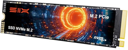 SIX NVME X7400 M.2 SSD PCIe 4.0-512GB m.2 2280 ssd, Read UP to 5000MB/s for Gaming PS5 Memory Storage Expansion with Heatsink, Internal Solid State Hard Drive PCIe gen 4x4 Nvme for Laptop Desktop pc