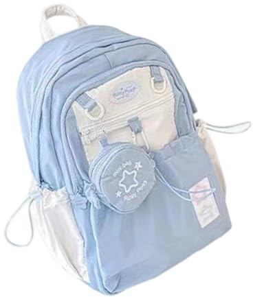Qcbuegof Bolsa para ordenador portátil hermosas mochilas simples para la escuela universidad trabajo casual bolsas de viaje bolsas de viaje mochila regalo mujeres casual mochila de día bolsas de